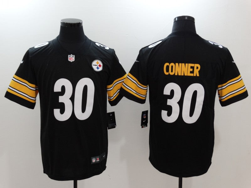 Men's Pittsburgh Steelers James Conner #30 Black Vapor F.U.S.E. Limited Jersey1 football jersey product view 1