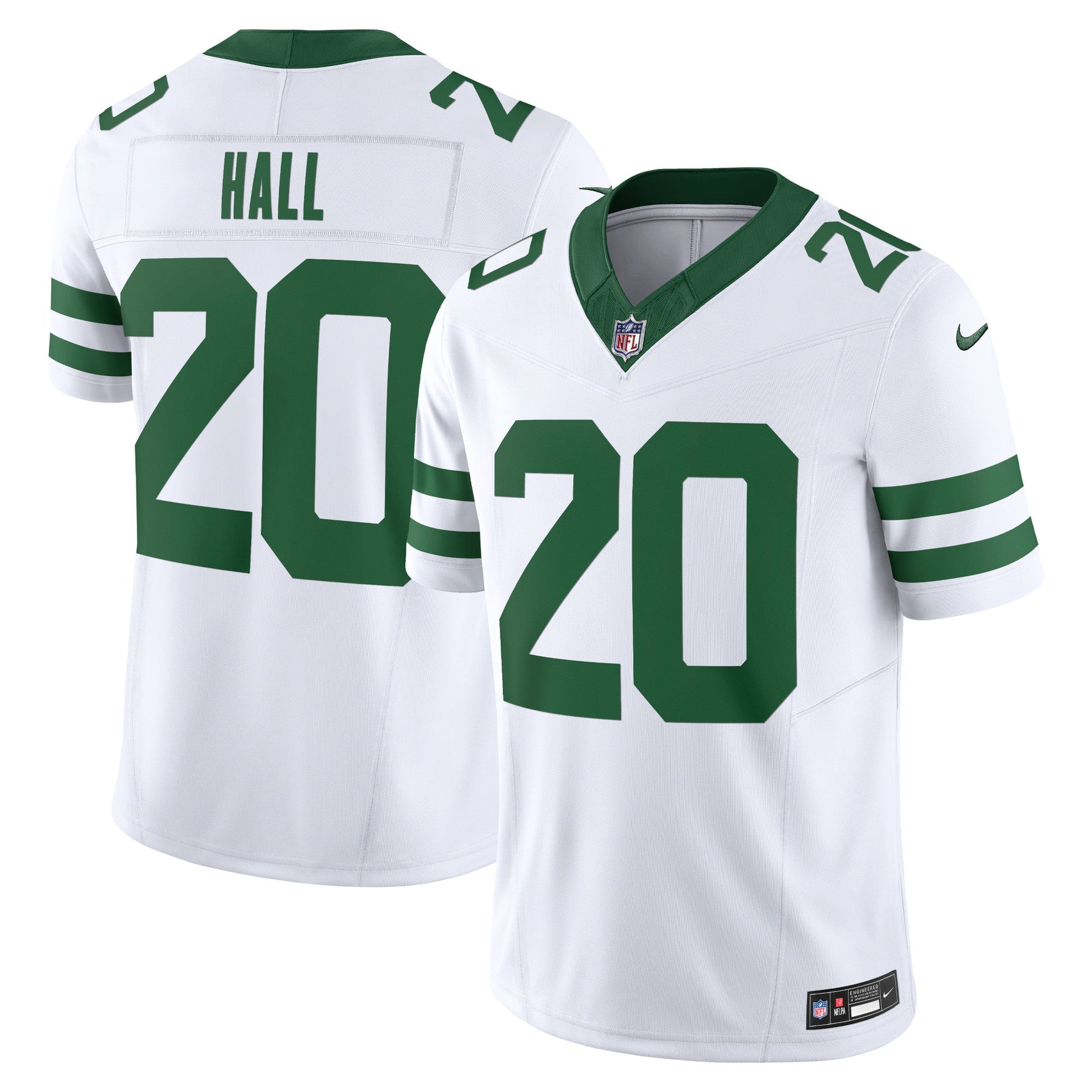 Breece Hall New York Jets Vapor F.U.S.E. Limited Jersey - Legacy White football jersey product view 1
