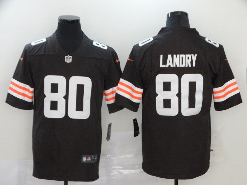 Men's Cleveland Browns Jarvis Landry Brown Game Player Jersey football jersey product view 1