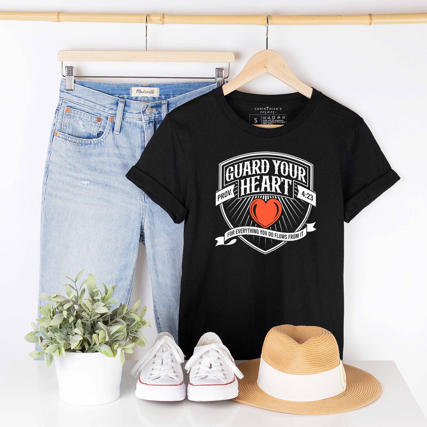Guard Your Heart Graphic Tee Shirt Unisex T-shirt, Sweatshirt, Hoodie, Long Sleeve Tee - T-Shirt, Sweatshirt, Hoodie