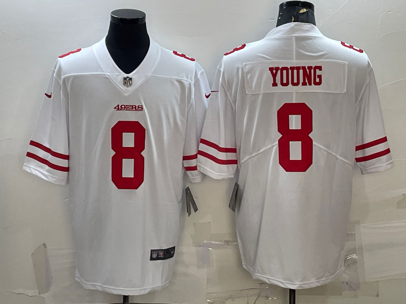 Men's San Francisco 49ers Steve Young White Game Jersey football jersey product view 1