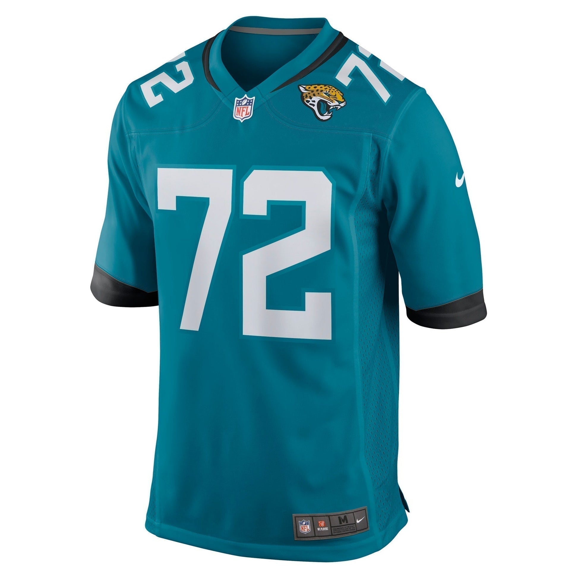 Walker Little Jacksonville Jaguars Game Jersey - Teal football jersey product view 2