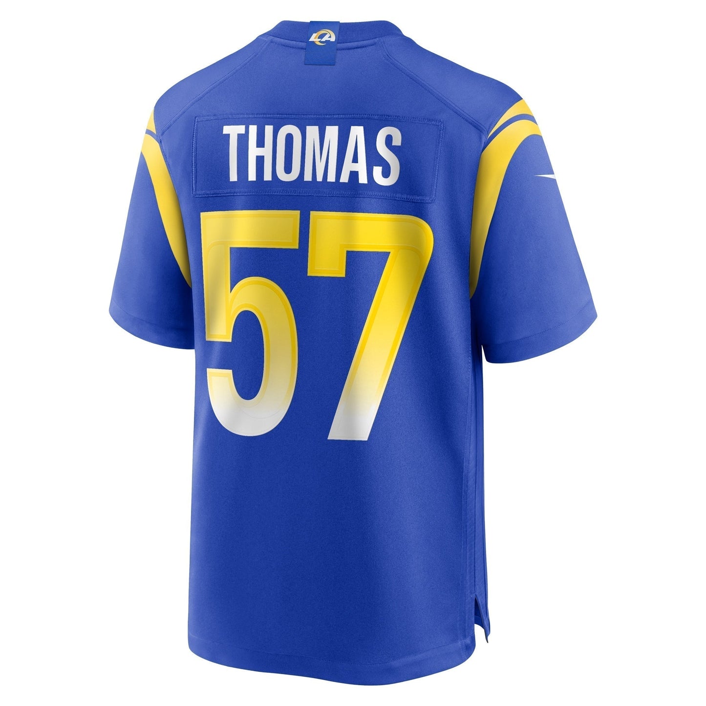 Zachary Thomas Los Angeles Rams Team Game Jersey - Royal football jersey product view 3