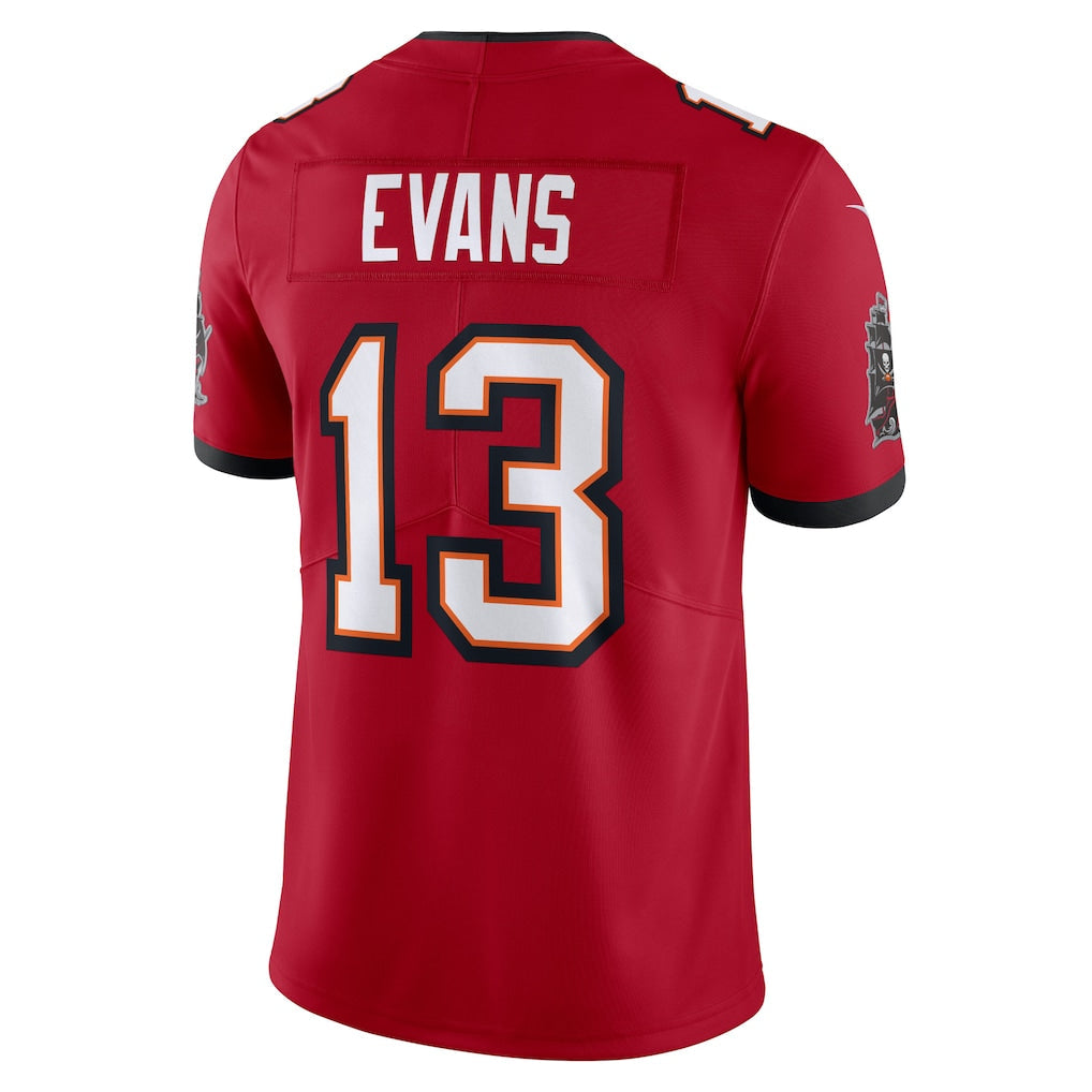 TB.Buccaneers #13 Mike Evans Red Vapor Untouchable Limited Jersey football jersey product view 1