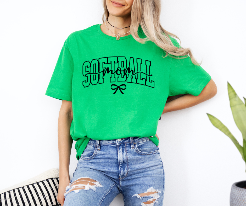 Softball Mom Unisex T-shirt, Sweatshirt, Hoodie, Long Sleeve Tee - T-Shirt, Sweatshirt, Hoodie