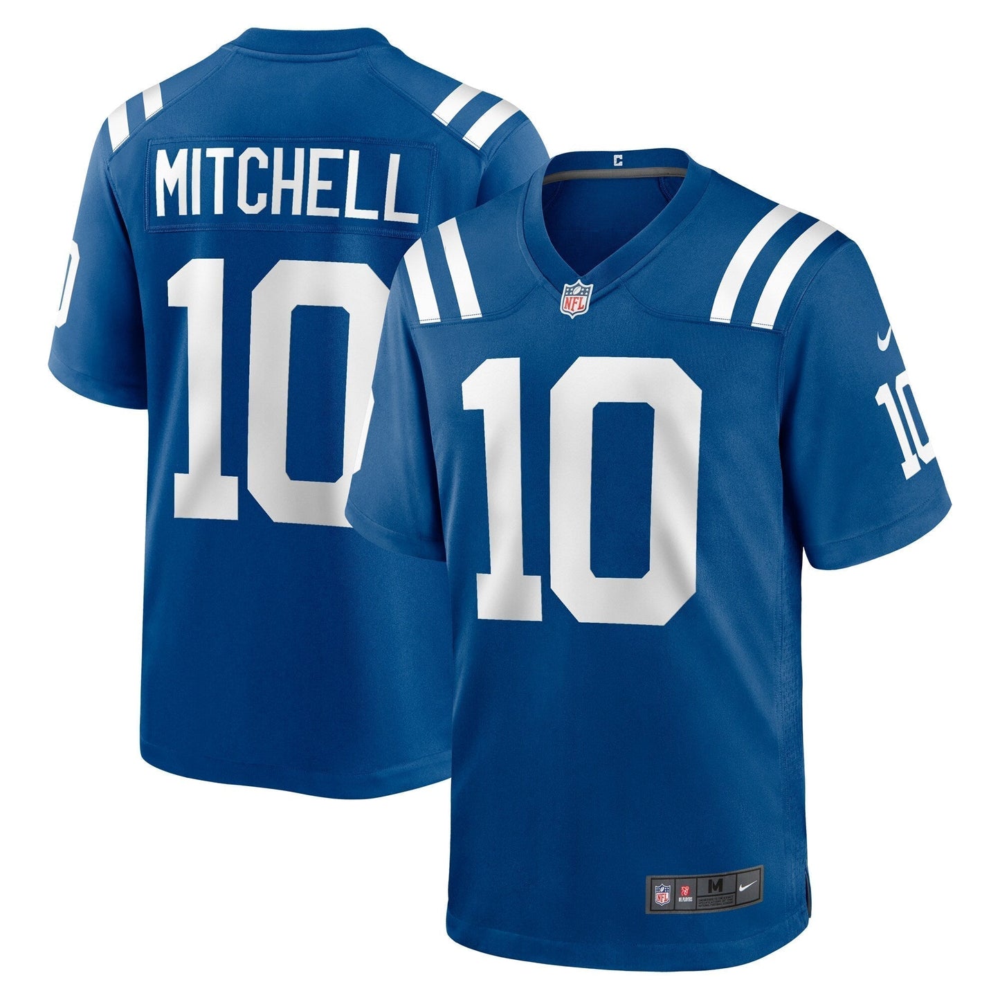 Adonai Mitchell Indianapolis Colts 2024 NFL active Game Jersey - Royal football jersey product view 1