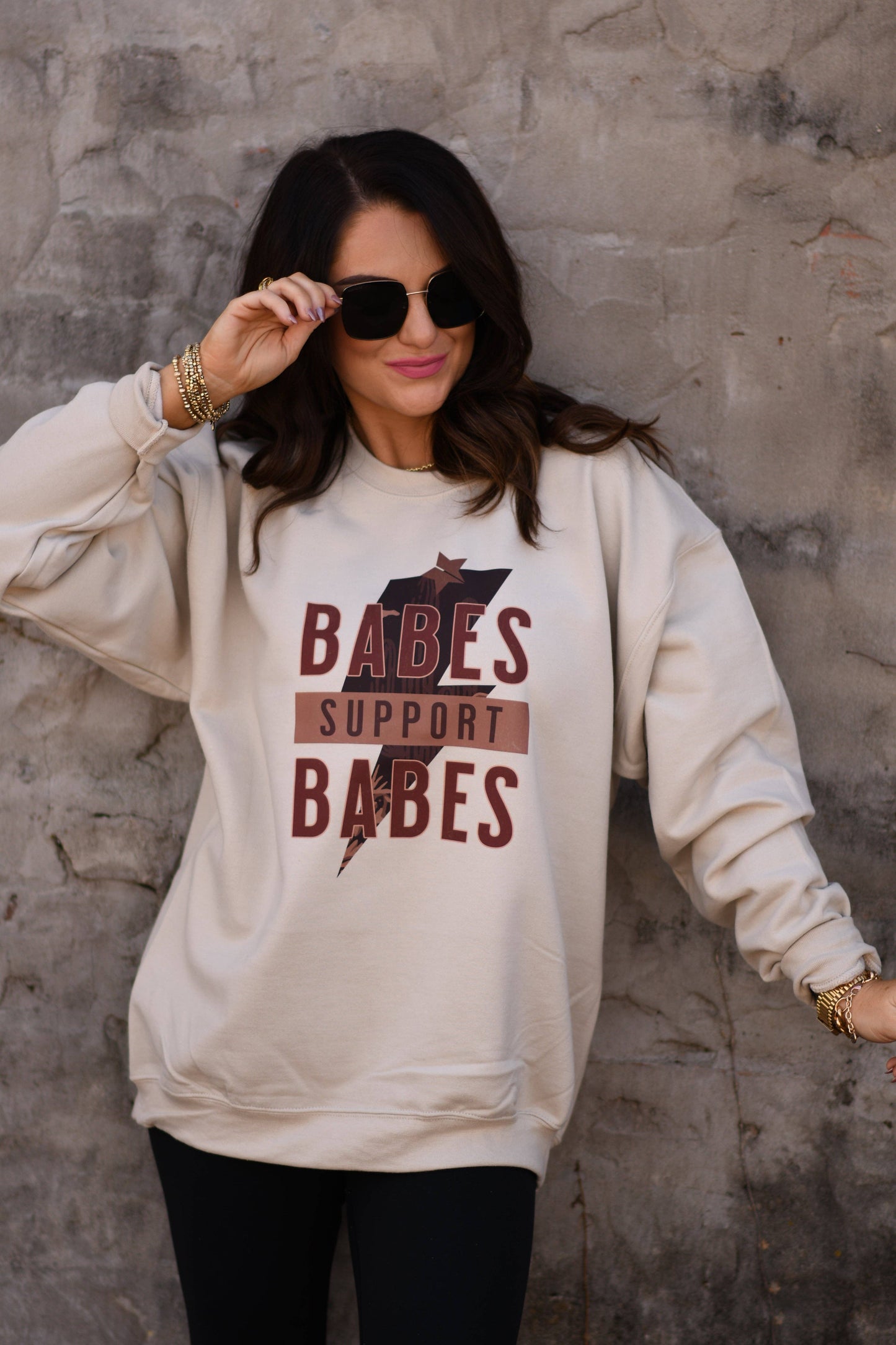 Babes Support Babes Sweatshirt / Tee Unisex T-shirt, Sweatshirt, Hoodie, Long Sleeve Tee - T-Shirt, Sweatshirt, Hoodie