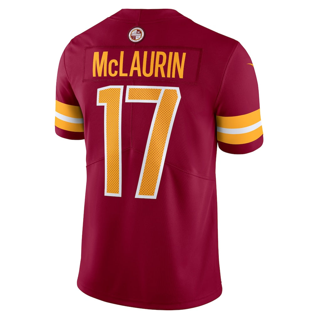 W.Commanders#17 Terry McLaurinBurgundy Vapor Untouchable Limited Jersey football jersey product view 1