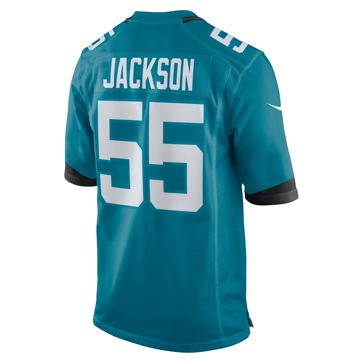 Dequan Jackson Jacksonville Jaguars Game Jersey - Teal football jersey product view 3