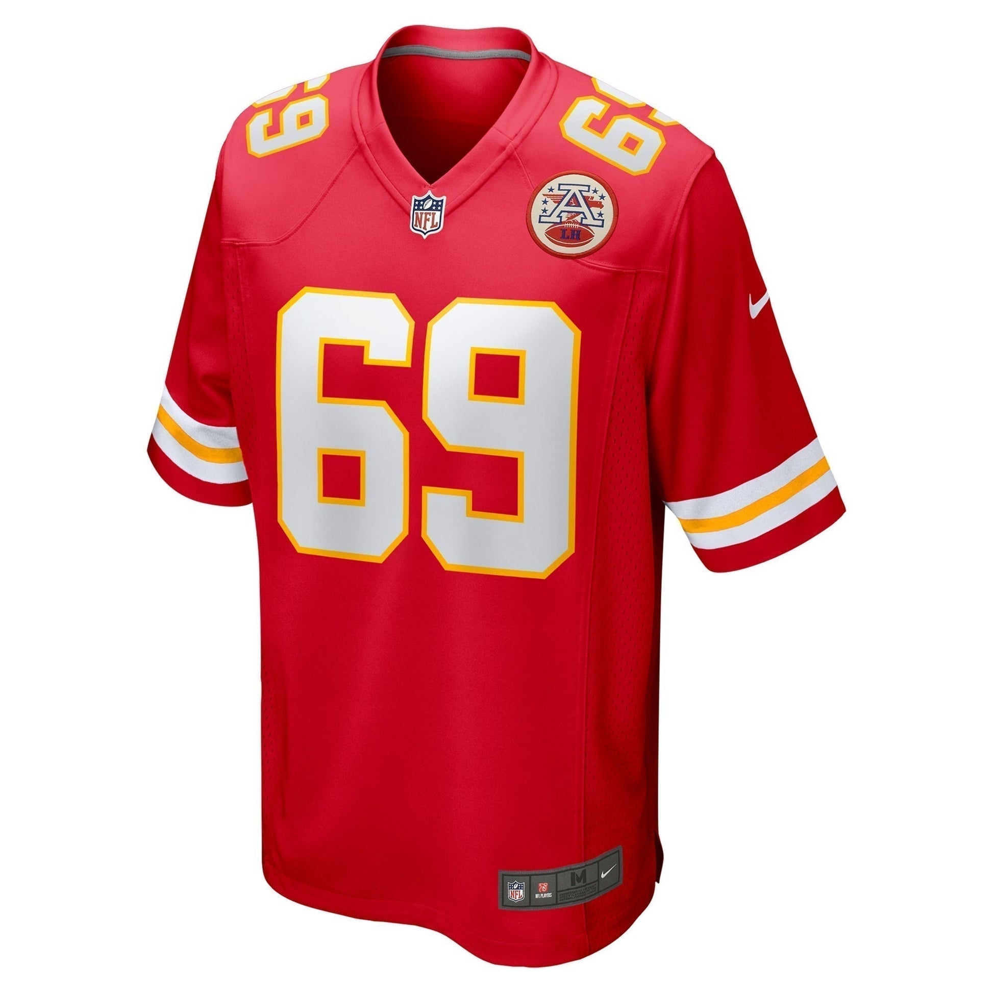 Mike Pennel Kansas City Chiefs Game Jersey - Red football jersey product view 2