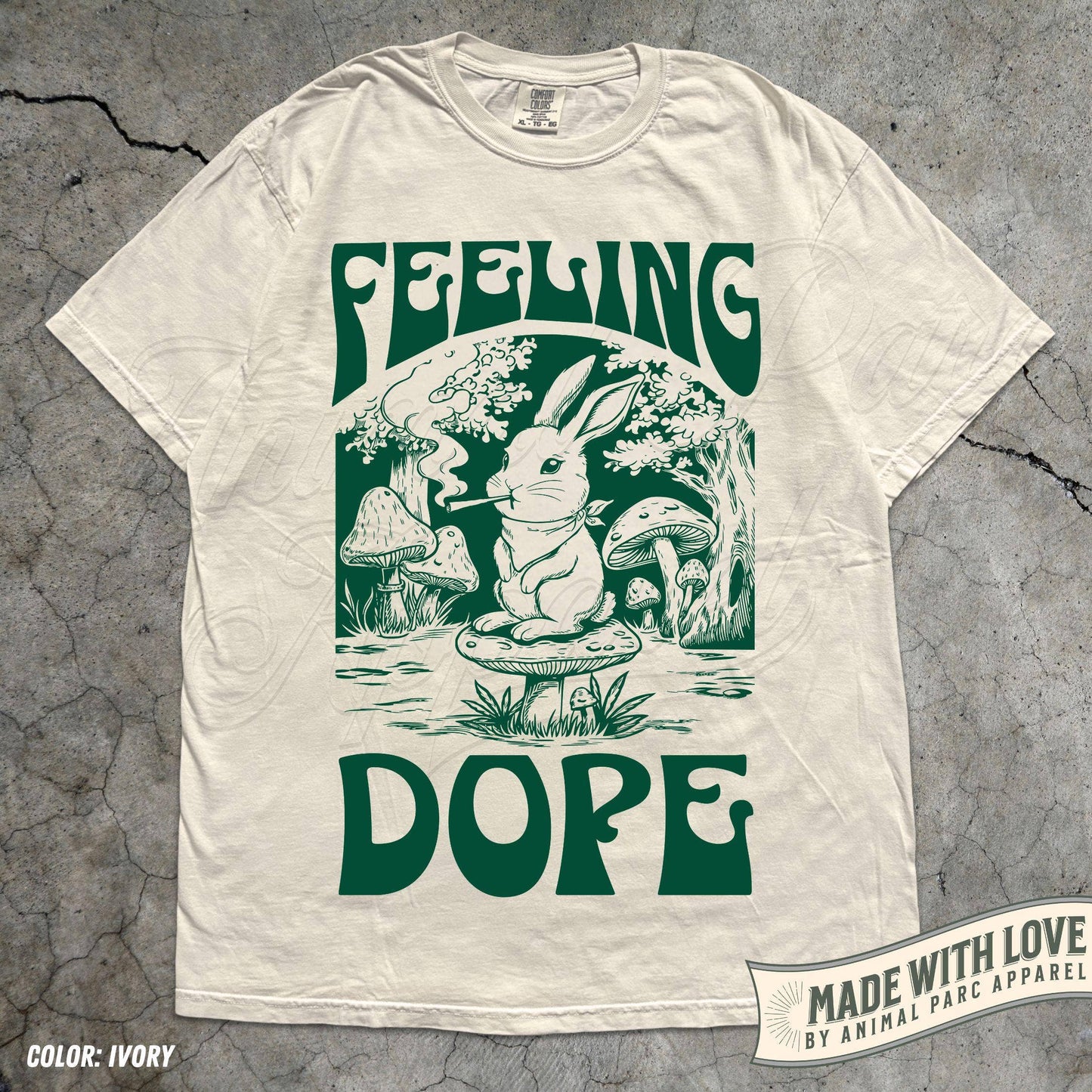 Dope Bunny Vintage 420 Weed Easter Mushroom Stoner Shirt Unisex T-shirt, Sweatshirt, Hoodie, Long Sleeve Tee - T-Shirt, Sweatshirt, Hoodie