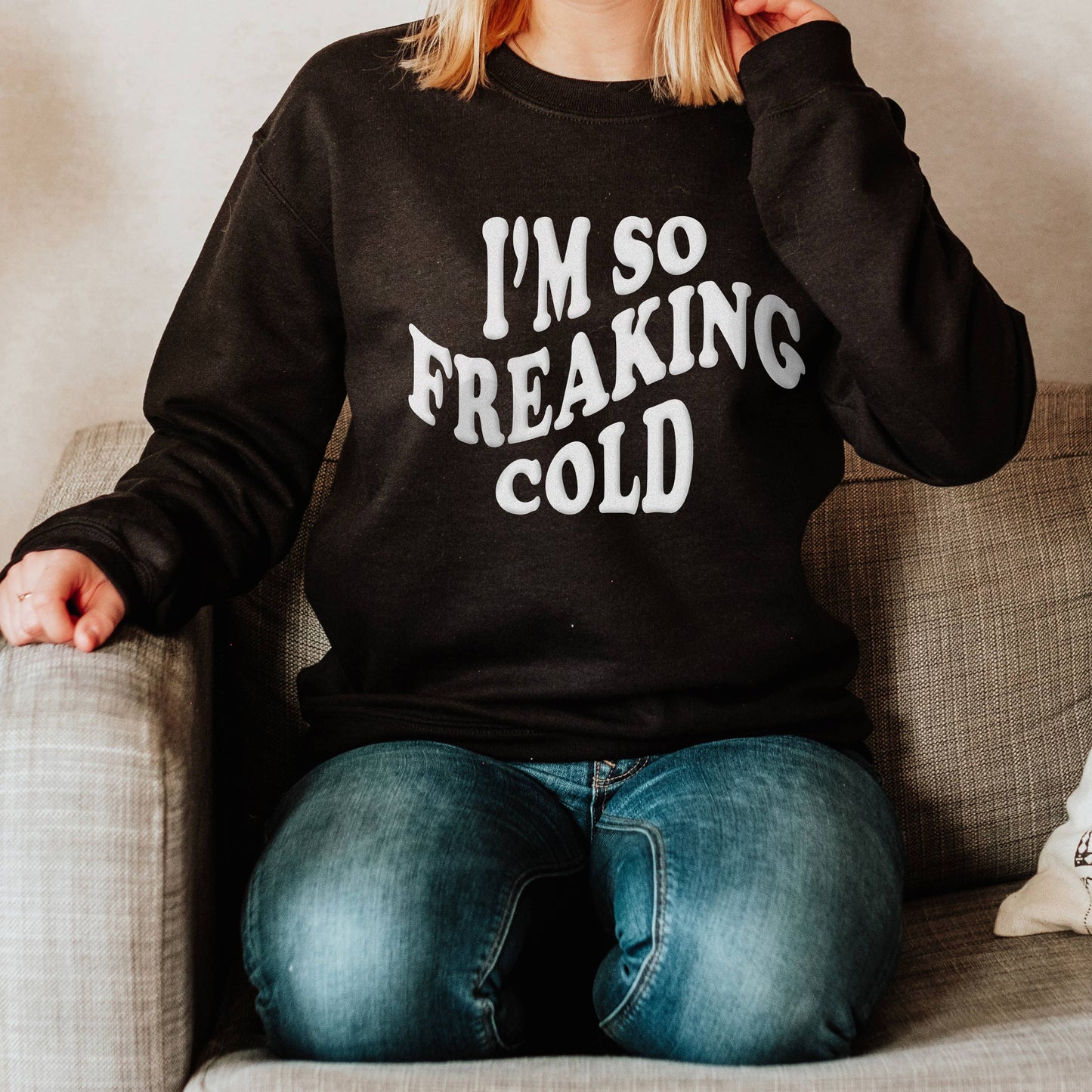 So Freaking Cold Crewneck Sweatshirt | Sizes S-2XL Unisex T-shirt, Sweatshirt, Hoodie, Long Sleeve Tee - T-Shirt, Sweatshirt, Hoodie