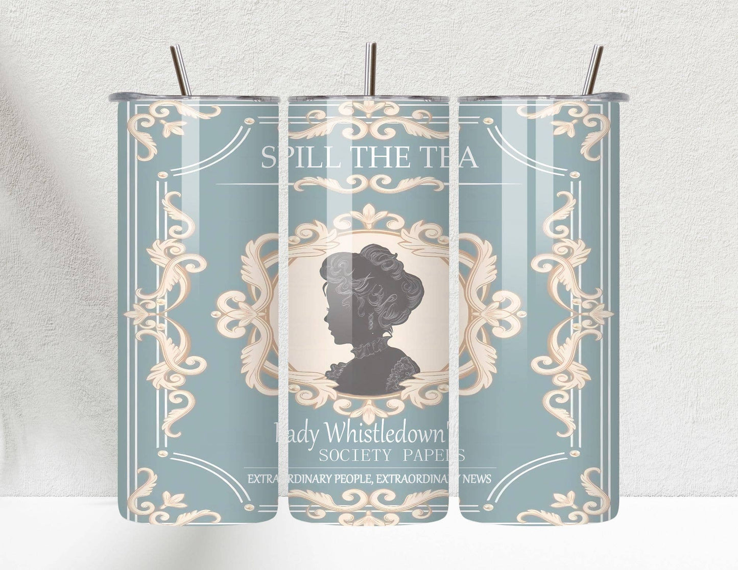Lady Whistledown Tea House Bridgerton Inspired 20oz Tumbler Unisex T-shirt, Sweatshirt, Hoodie, Long Sleeve Tee - T-Shirt, Sweatshirt, Hoodie