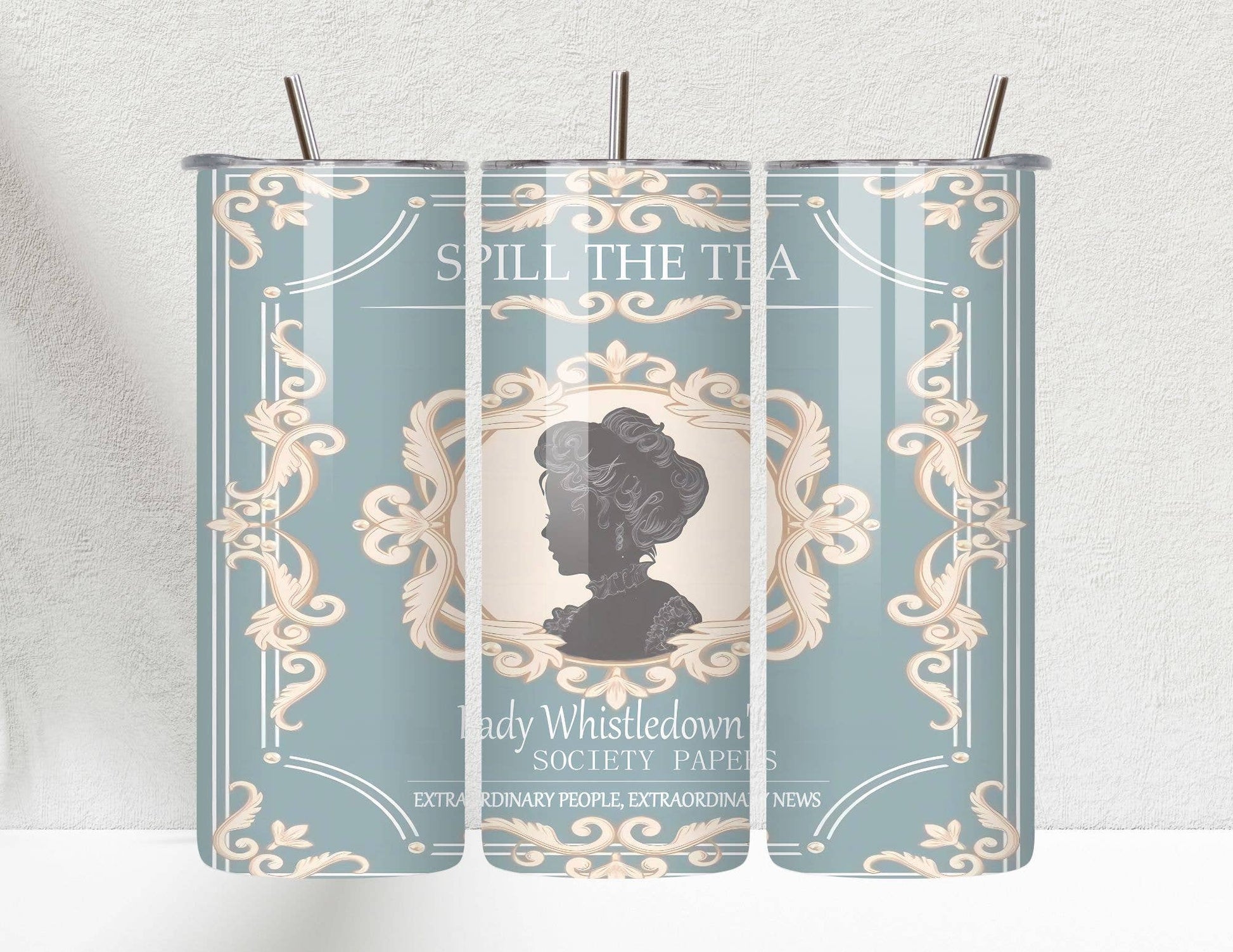 Lady Whistledown Tea House Bridgerton Inspired 20oz Tumbler Unisex T-shirt, Sweatshirt, Hoodie, Long Sleeve Tee - T-Shirt, Sweatshirt, Hoodie