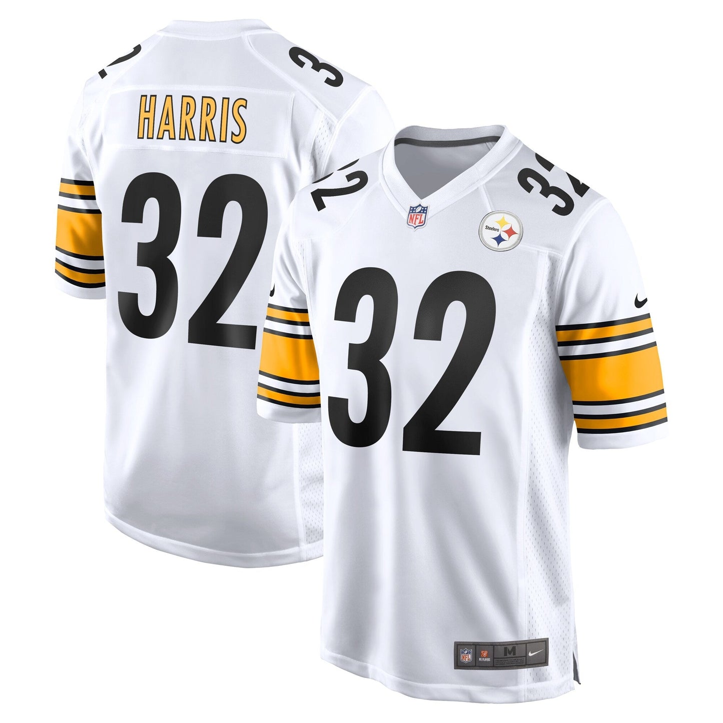 Franco Harris Pittsburgh Steelers Retired Jersey - White football jersey product view 1