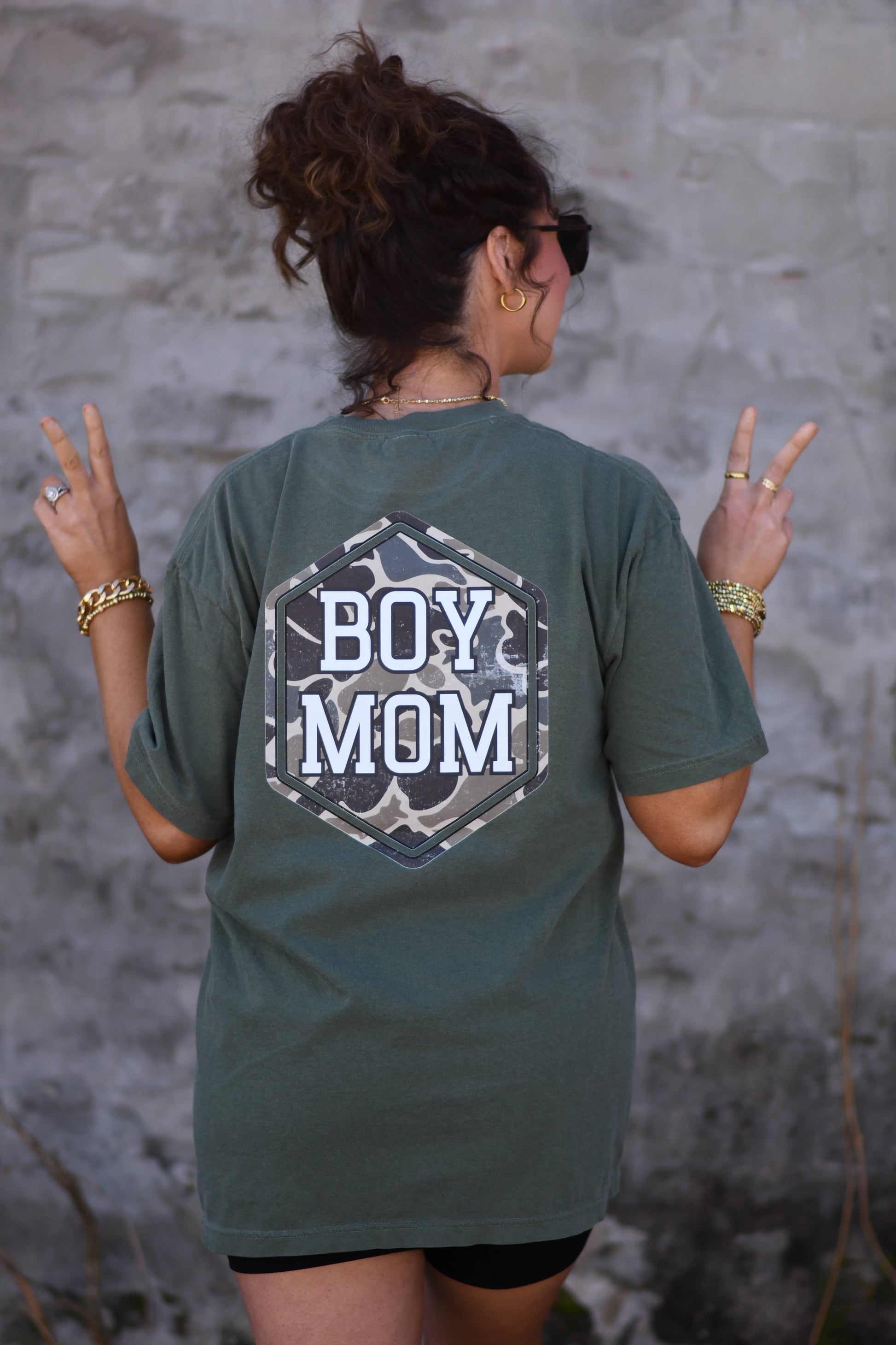 Boy Mom Camo Tee Unisex T-shirt, Sweatshirt, Hoodie, Long Sleeve Tee - T-Shirt, Sweatshirt, Hoodie