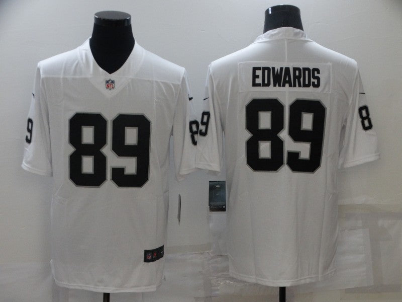 Men's Las Vegas Raiders Bryan Edwards White Game Jersey football jersey product view 1