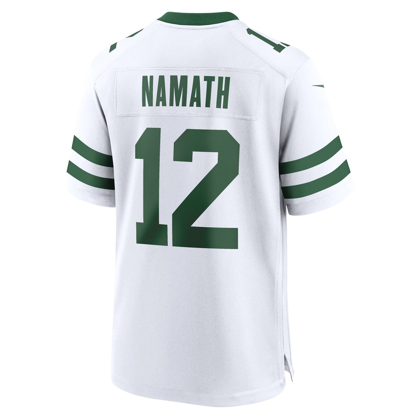 Joe Namath New York Jets Legacy Retired Game Jersey - White football jersey product view 3