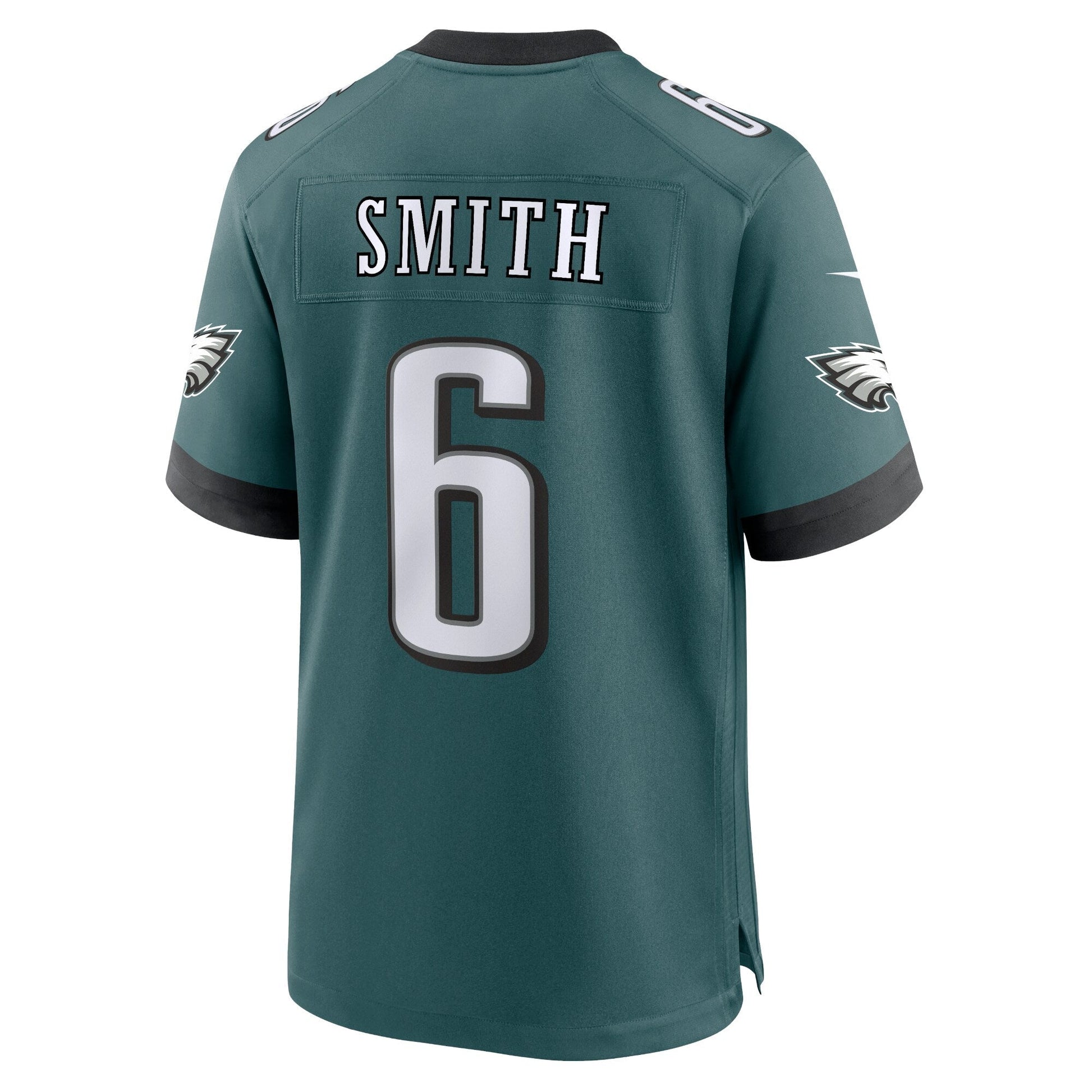 DeVonta Smith Philadelphia Eagles Team Game Jersey - Midnight Green football jersey product view 3