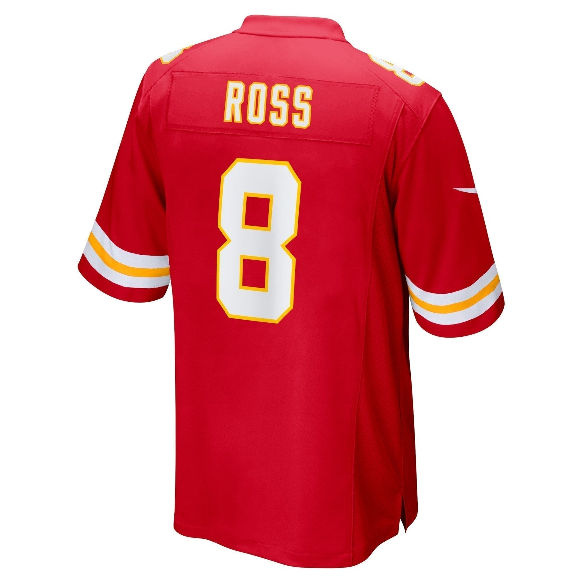 Justyn Ross Kansas City Chiefs Home Game Jersey - Red football jersey product view 3