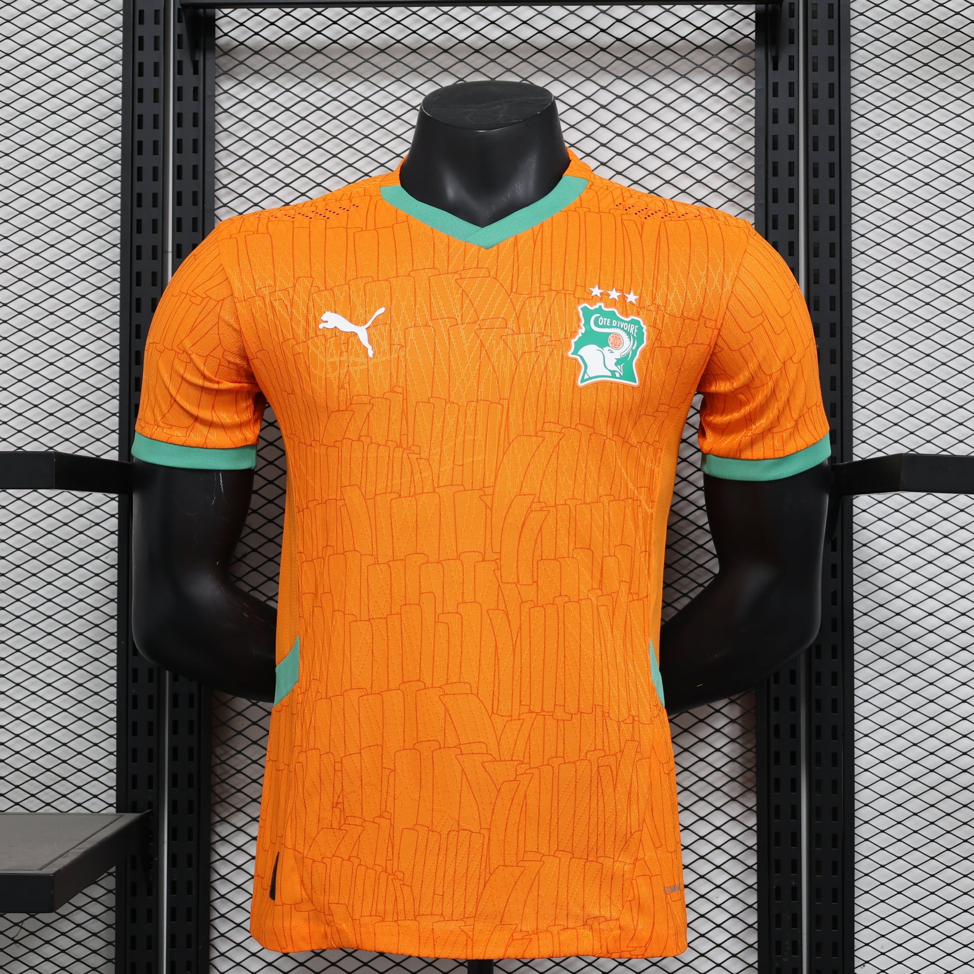 2026 Perforated Ivory Coast Home Player Version Jersey sports jersey product view 1