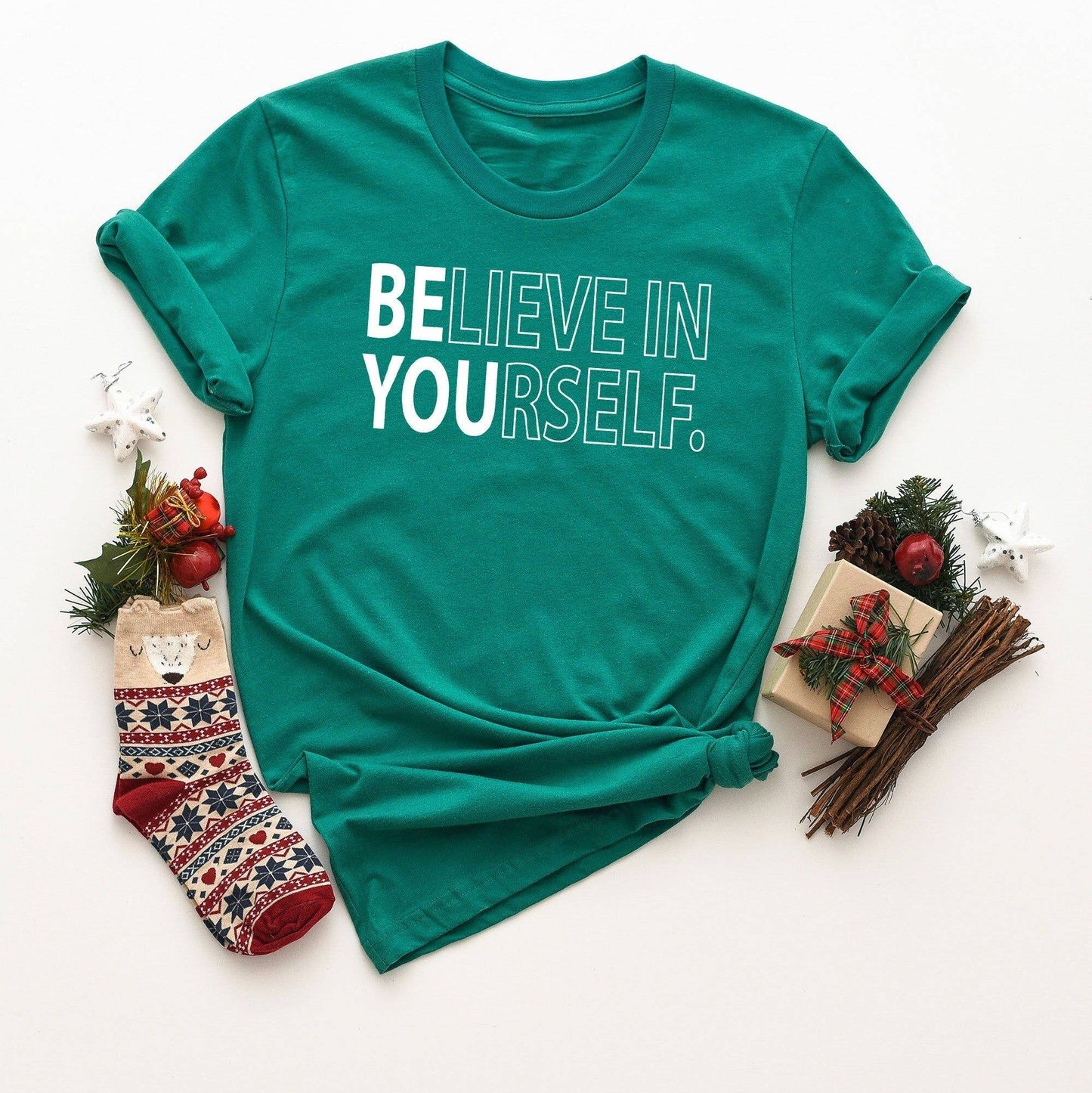 Believe in Yourself Teacher Team Inspirational Tee Unisex T-shirt, Sweatshirt, Hoodie, Long Sleeve Tee - T-Shirt, Sweatshirt, Hoodie