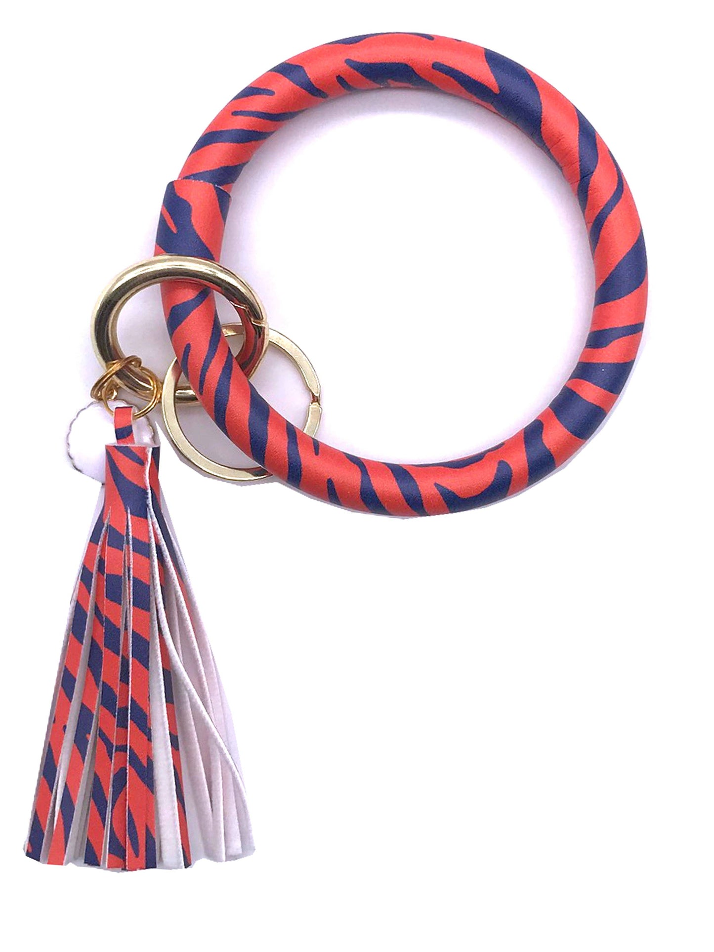 KC-8845 Orange/Navy Tiger Wristlet Key Chain Unisex T-shirt, Sweatshirt, Hoodie, Long Sleeve Tee - T-Shirt, Sweatshirt, Hoodie