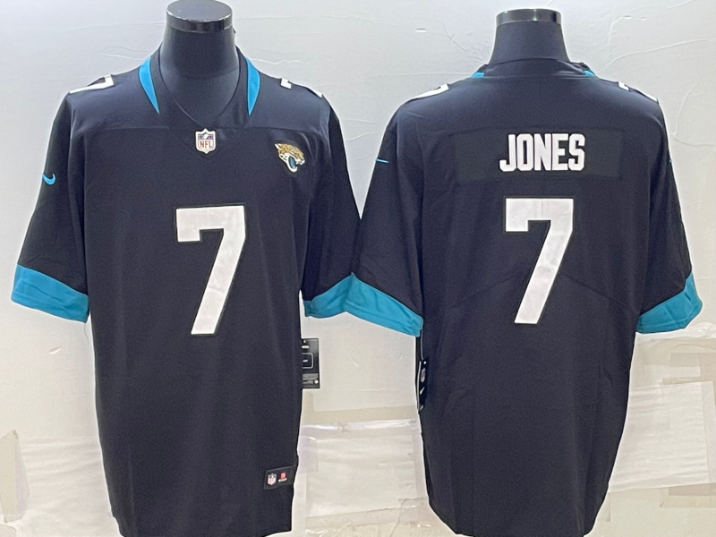 Men's Jacksonville Jaguars Zay Jones Black Game Jersey football jersey product view 1