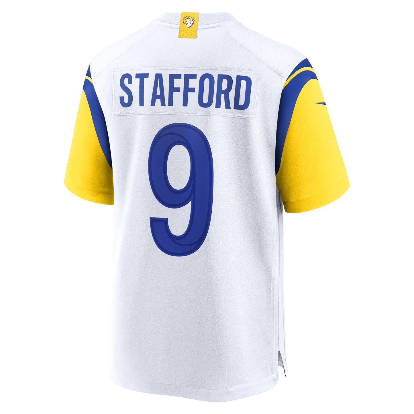 Matthew Stafford Los Angeles Rams Alternate Game Jersey - White football jersey product view 3