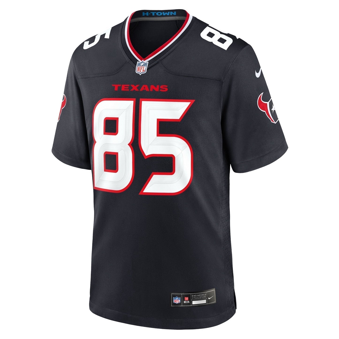 Noah Brown Houston Texans Team Game Jersey - Navy football jersey product view 2