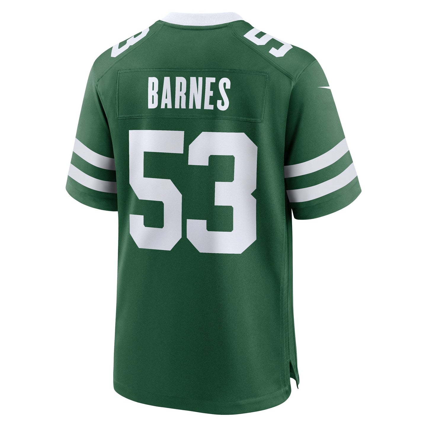 Zaire Barnes New York Jets Team Game Jersey - Legacy Green football jersey product view 3