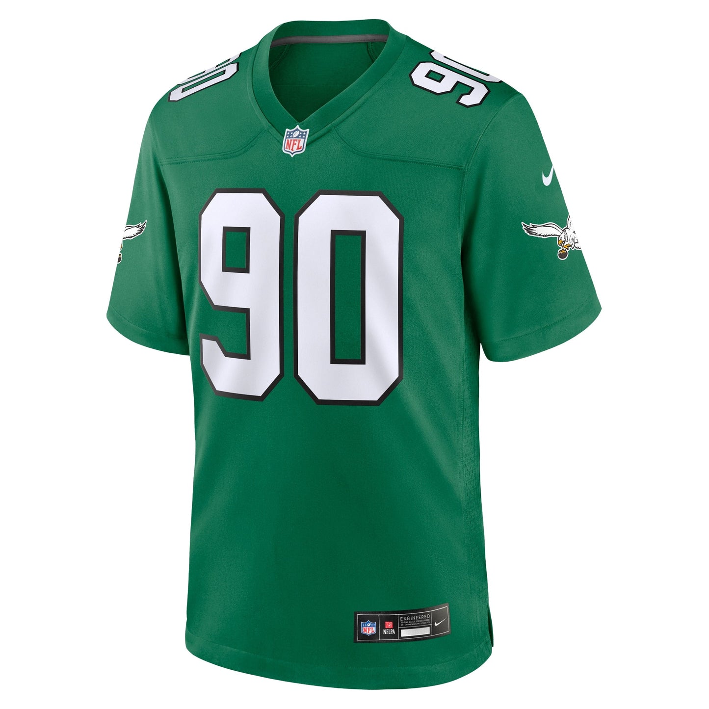Mike Golic Philadelphia Eagles Alternate Game Jersey - Kelly Green football jersey product view 2