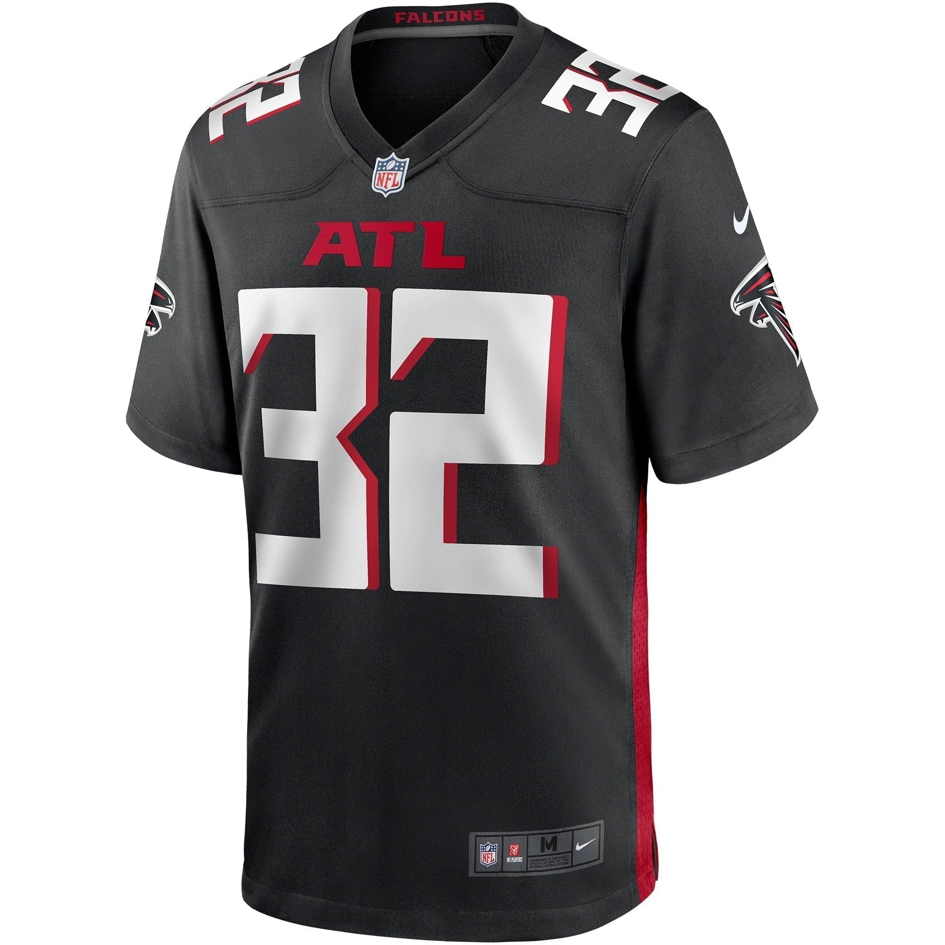 Jaylinn Hawkins Atlanta Falcons Game Jersey - Black football jersey product view 2