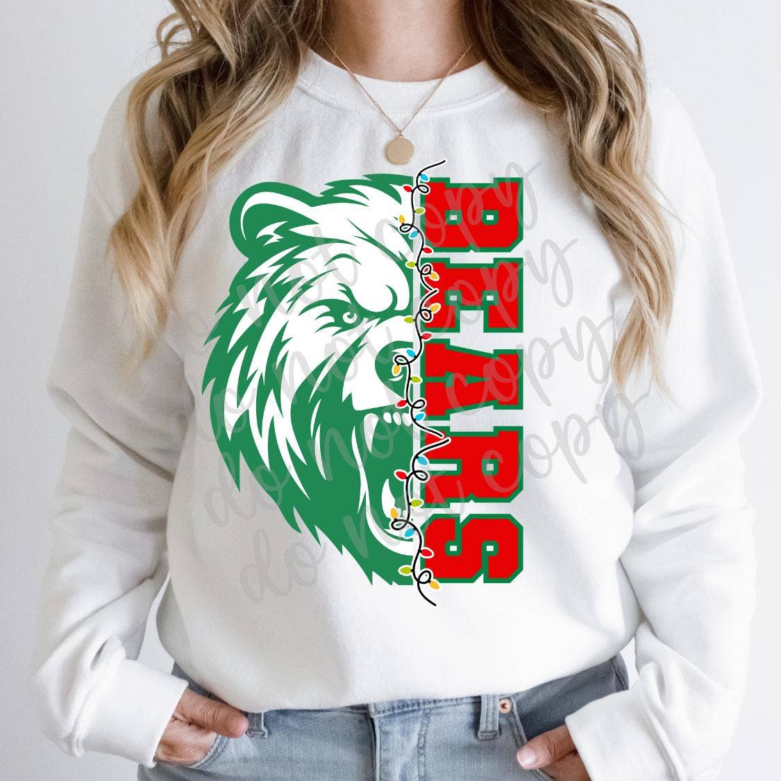 Bears Christmas Holiday School Mascot Pride Unisex T-shirt, Sweatshirt, Hoodie, Long Sleeve Tee - T-Shirt, Sweatshirt, Hoodie