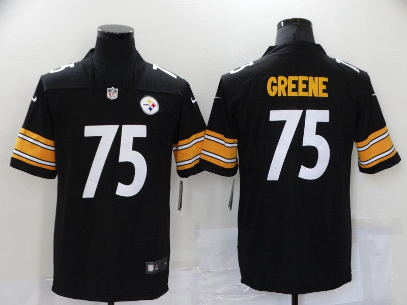 Men's Pittsburgh Steelers Joe Greene Black Game Jersey football jersey product view 1