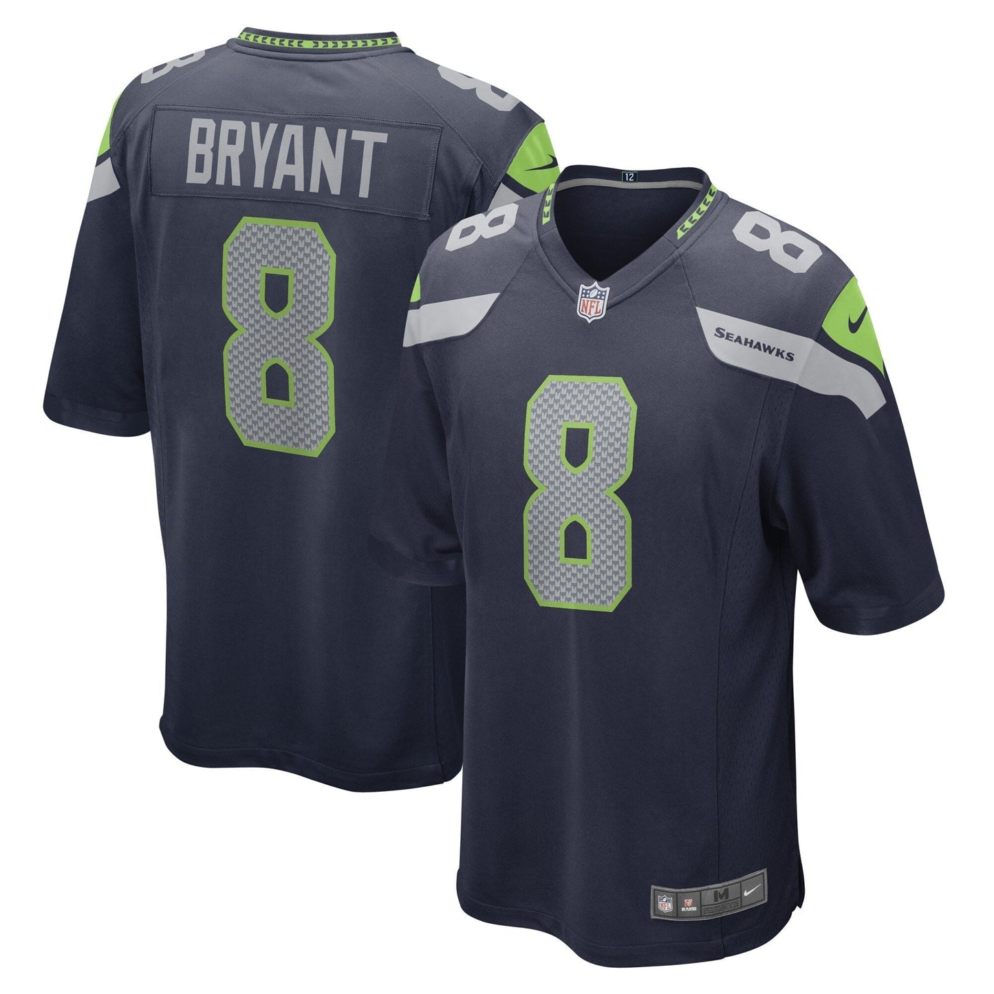 Coby Bryant Seattle Seahawks Game Jersey - College Navy basketball jersey product view 1
