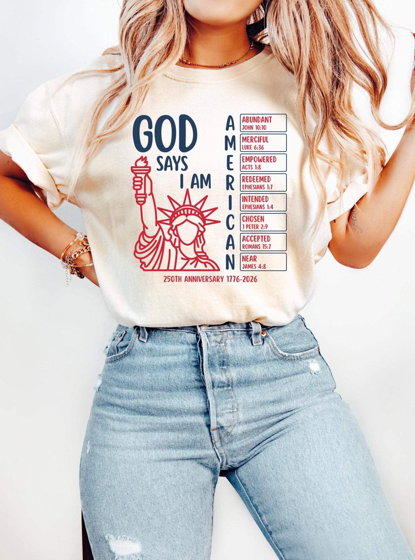 250Th Anniversary Independence Day Faith Tee Unisex T-shirt, Sweatshirt, Hoodie, Long Sleeve Tee - T-Shirt, Sweatshirt, Hoodie