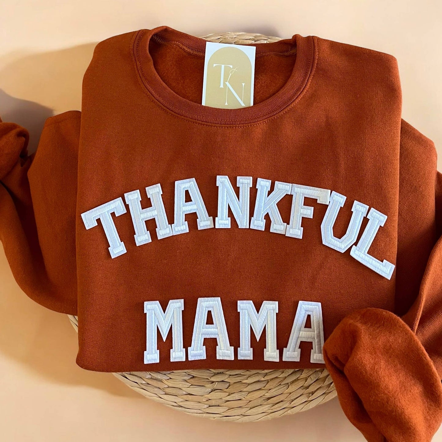 Thankful Mama Sweatshirt, Thanksgiving Sweater Unisex T-shirt, Sweatshirt, Hoodie, Long Sleeve Tee - T-Shirt, Sweatshirt, Hoodie