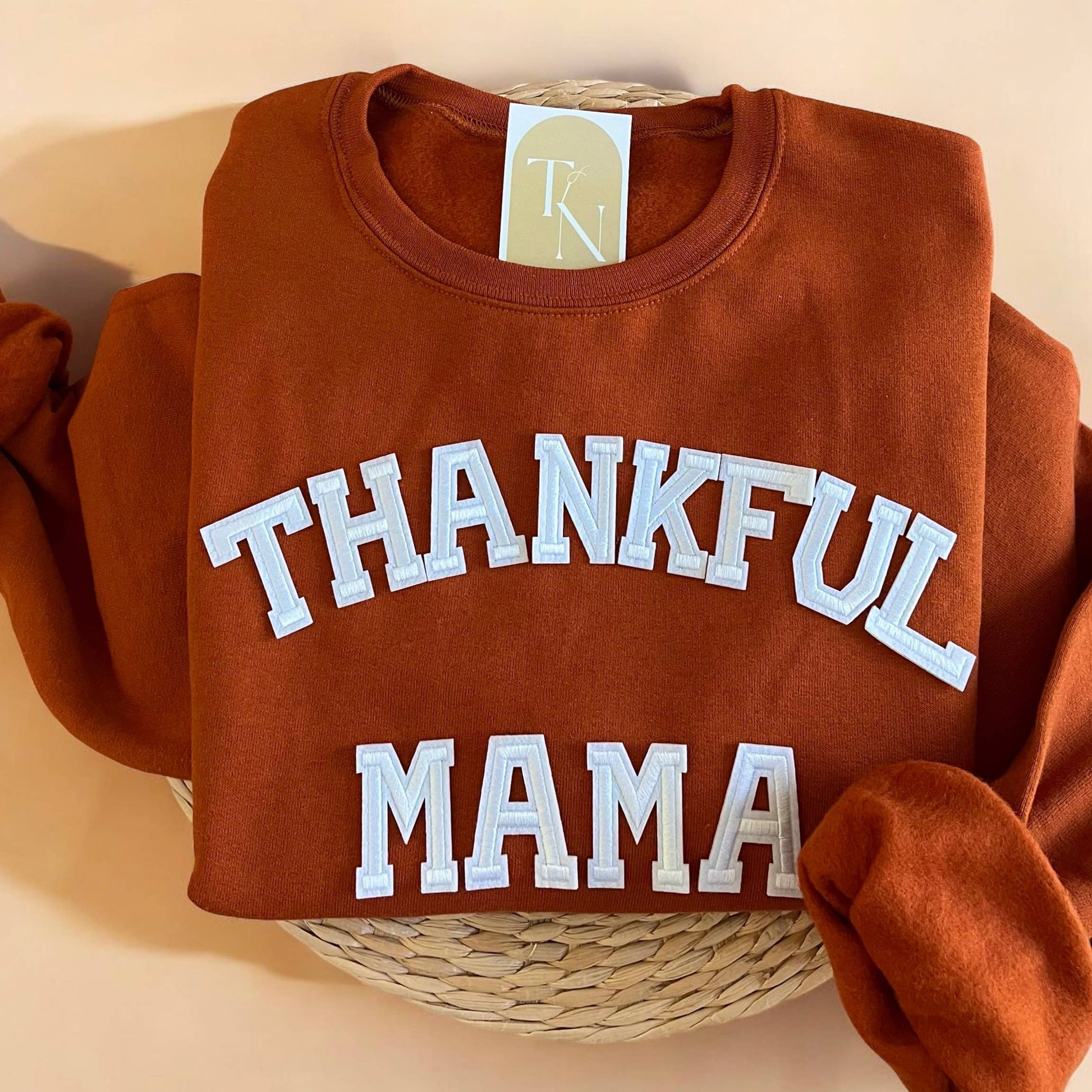 Thankful Mama Sweatshirt, Thanksgiving Sweater Unisex T-shirt, Sweatshirt, Hoodie, Long Sleeve Tee - T-Shirt, Sweatshirt, Hoodie