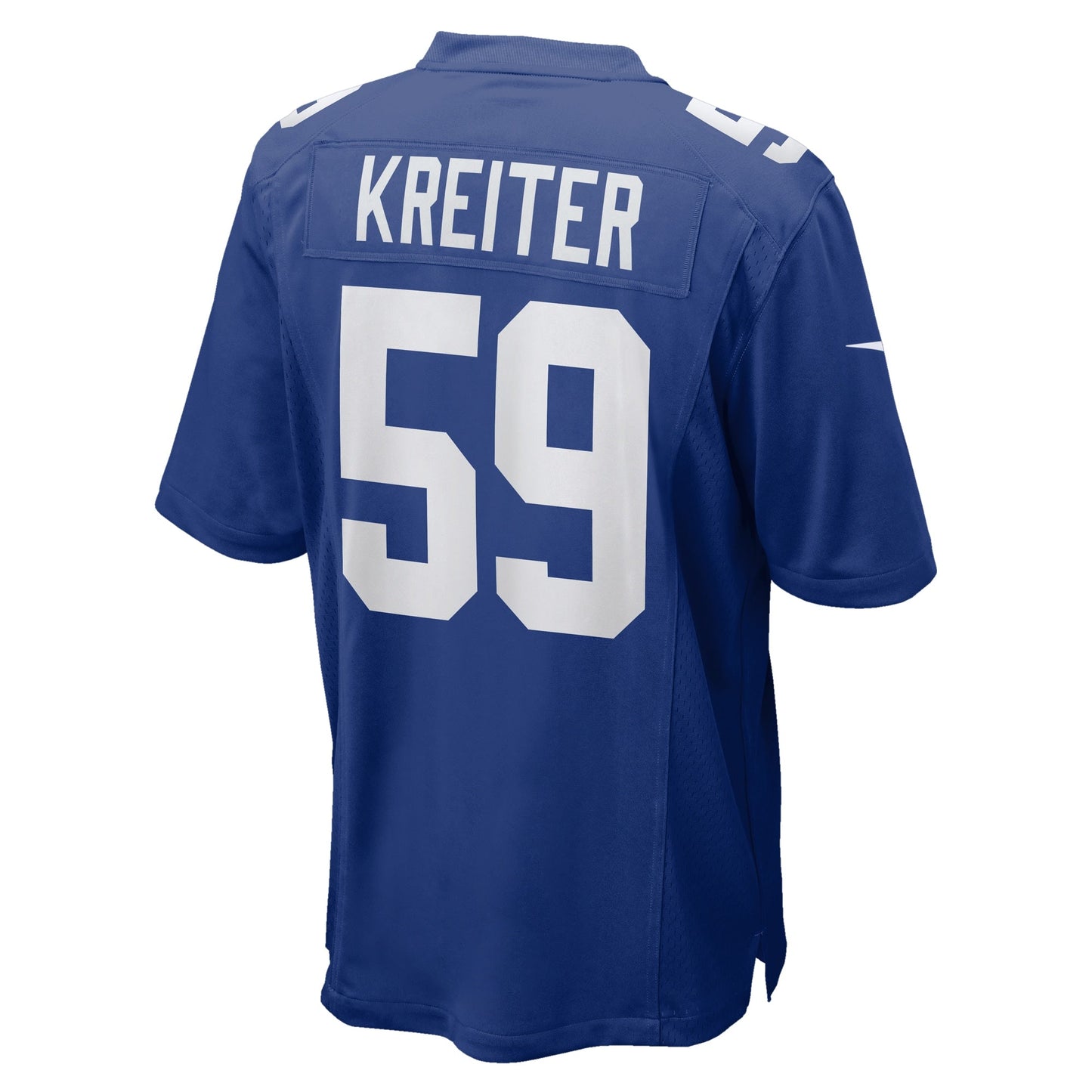 Casey Kreiter New York Giants Team Game Jersey - Royal football jersey product view 3