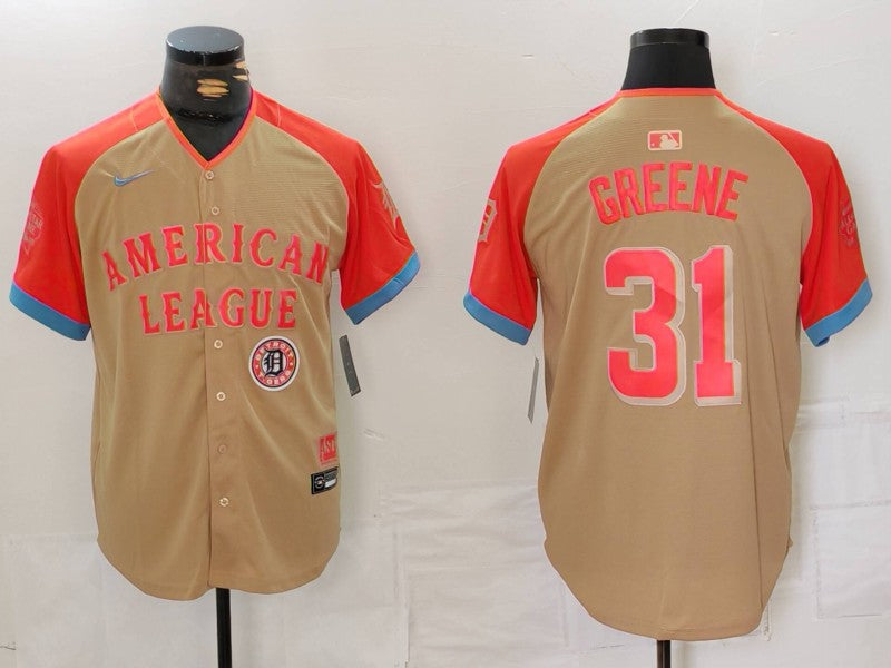 Men's American League Riley Greene Cream 2024 MLB All-Star Game Limited Player Jersey baseball jersey product view 1
