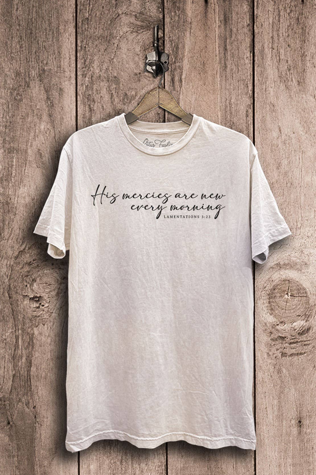 His Mercies Are New Every Morning Graphic Top Unisex T-shirt, Sweatshirt, Hoodie, Long Sleeve Tee - T-Shirt, Sweatshirt, Hoodie