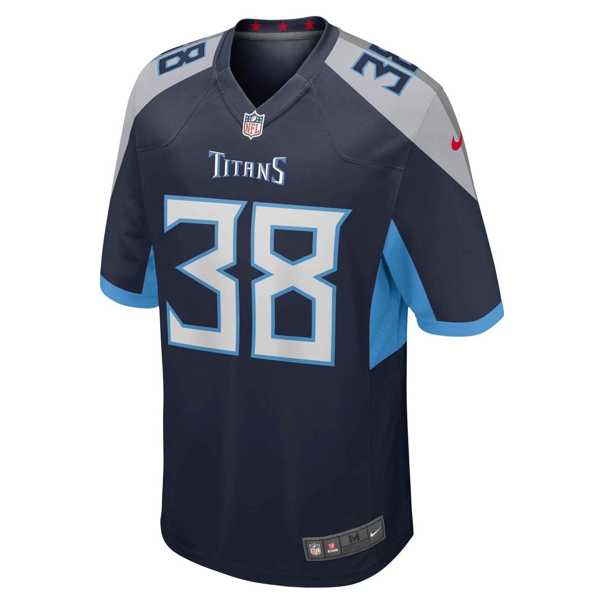 L'Jarius Sneed Tennessee Titans Team Game Jersey - Navy football jersey product view 2