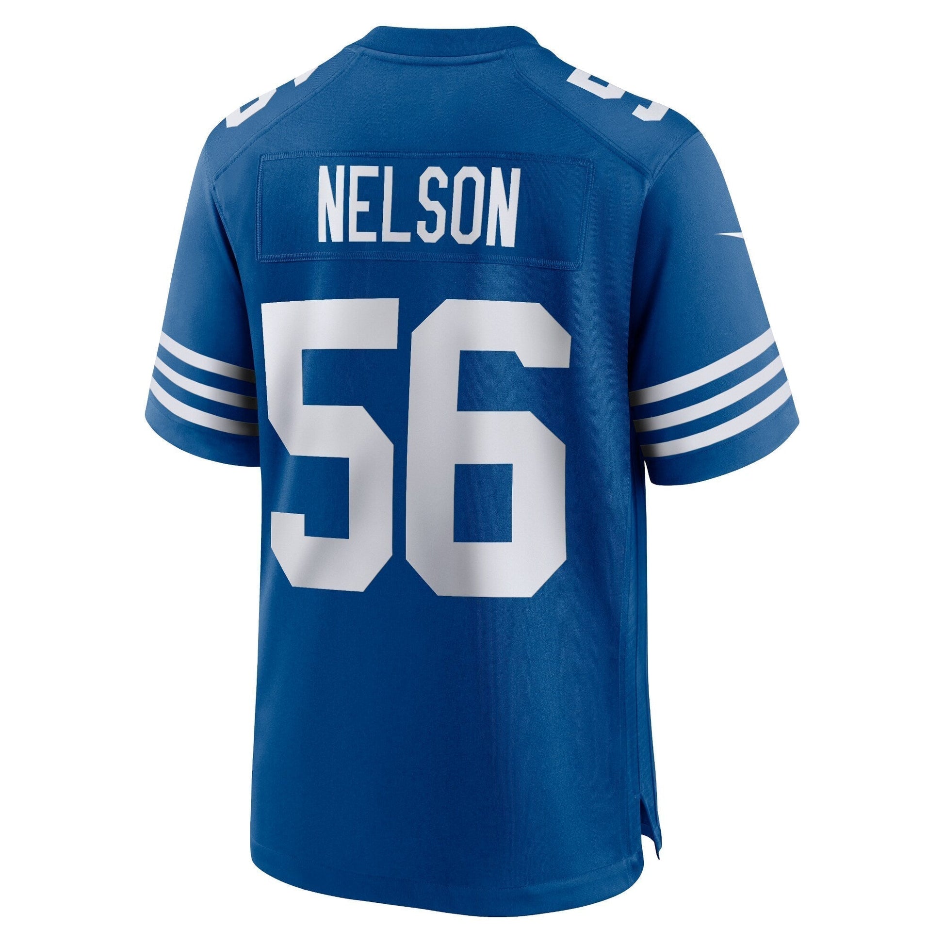 Men's Quenton Nelson Royal Indianapolis Colts Alternate Game Jersey football jersey product view 3