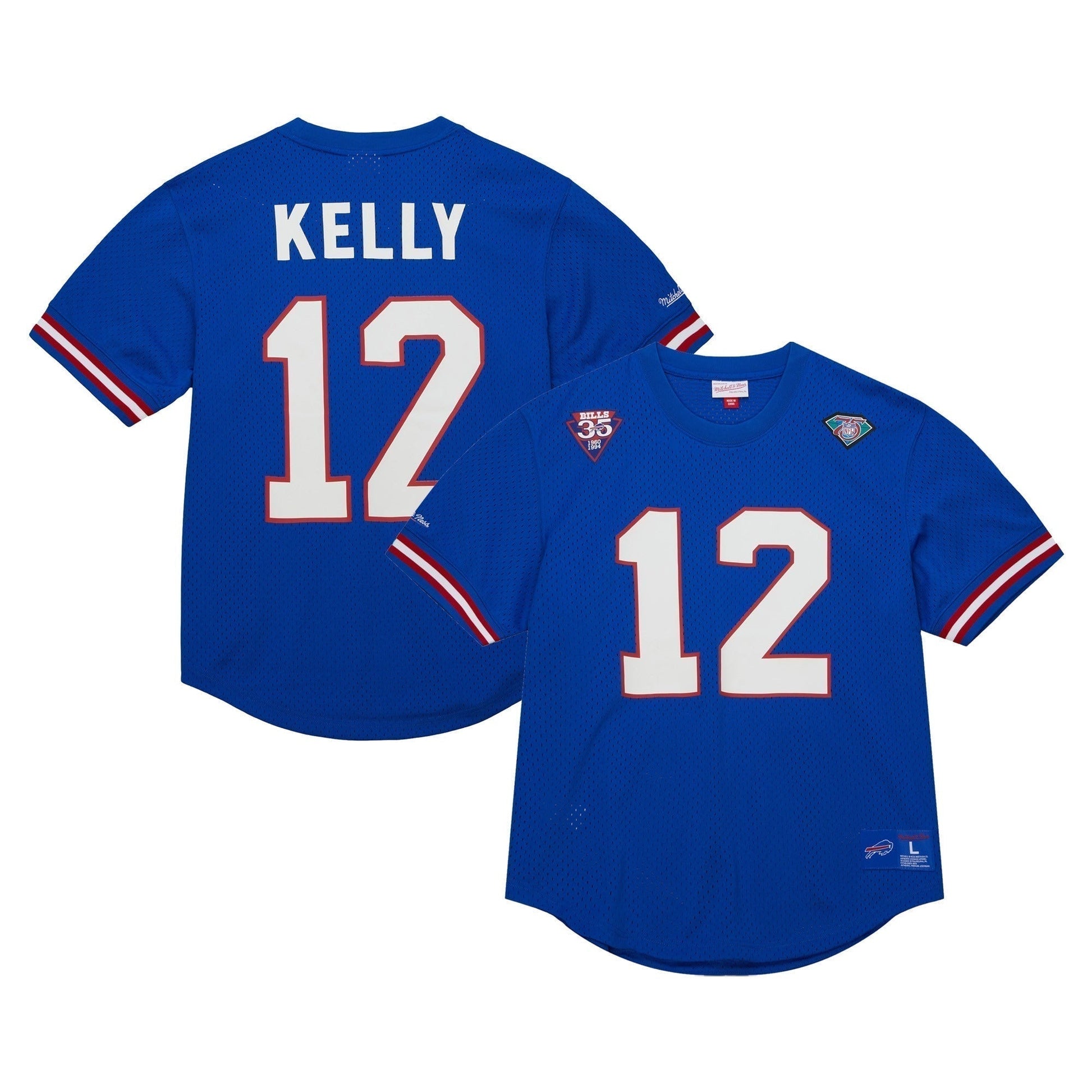 Bills Buffalo Bills Mesh Crew football jersey product view 1