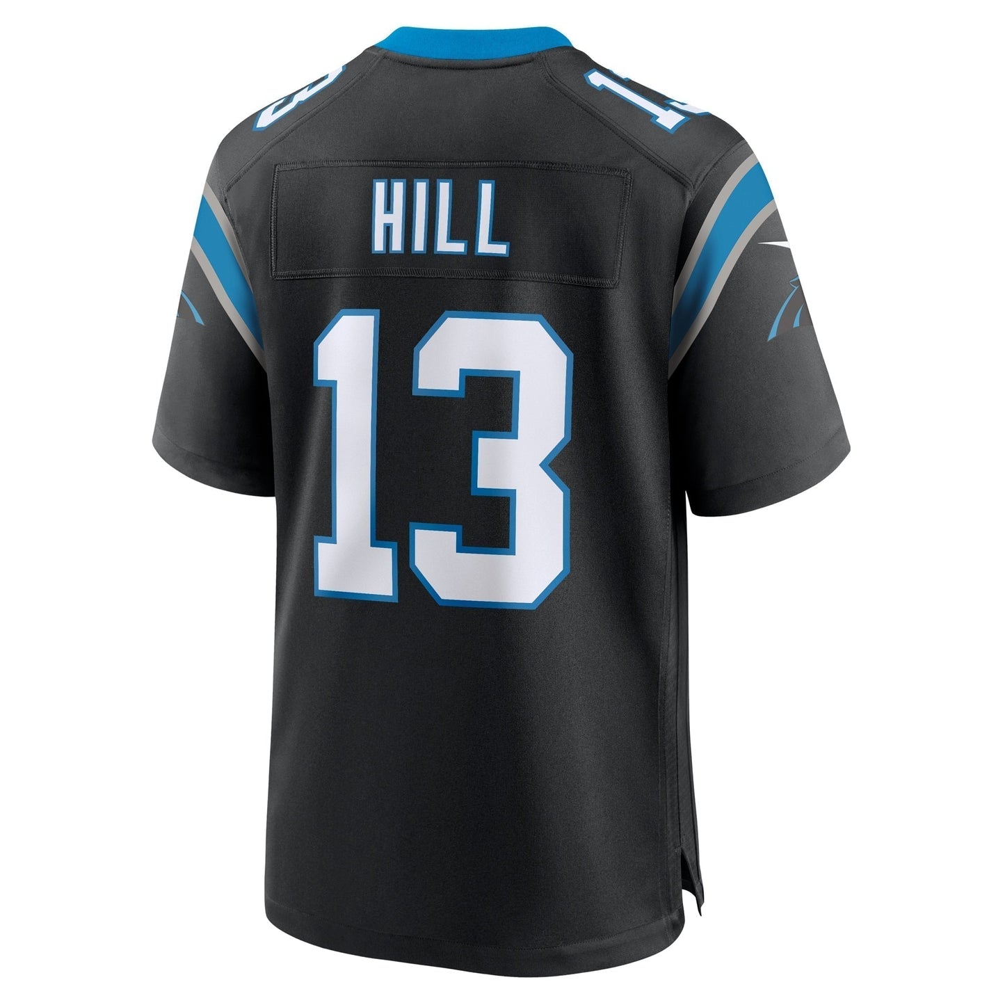 Troy Hill Carolina Panthers Team Game Jersey - Black football jersey product view 3