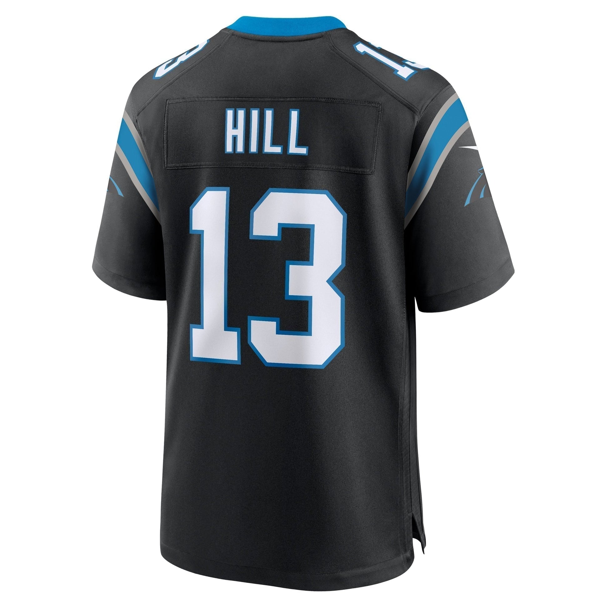 Troy Hill Carolina Panthers Team Game Jersey - Black football jersey product view 3