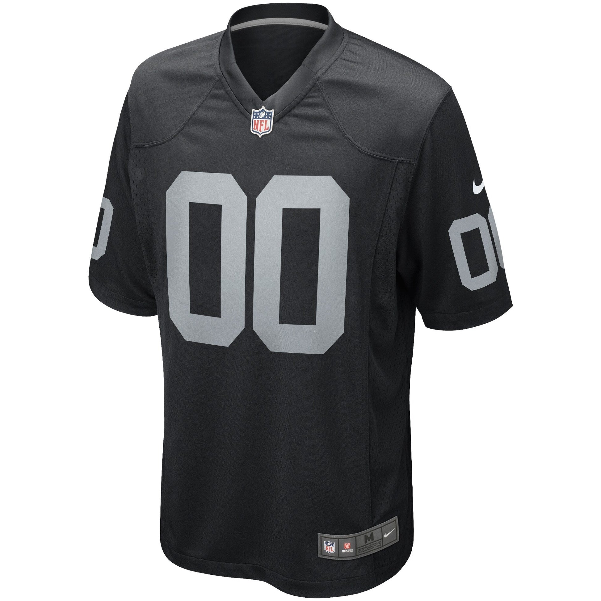 Jim Otto Las Vegas Raiders Game Retired Jersey - Black football jersey product view 2