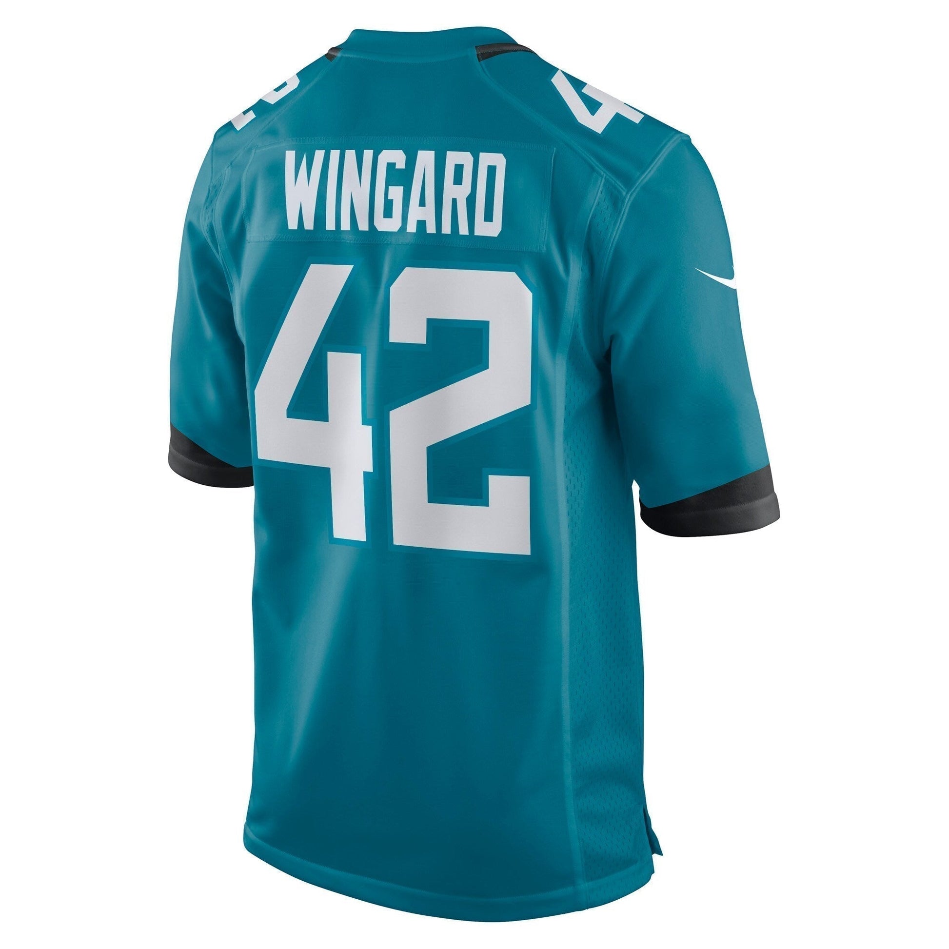 Andrew Wingard Jacksonville Jaguars Game Jersey - Teal football jersey product view 3