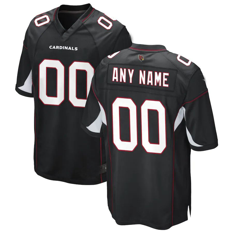 Custom1 Arizona Cardinals Black Game Jersey1 Stitched Football Jerseys football jersey product view 1
